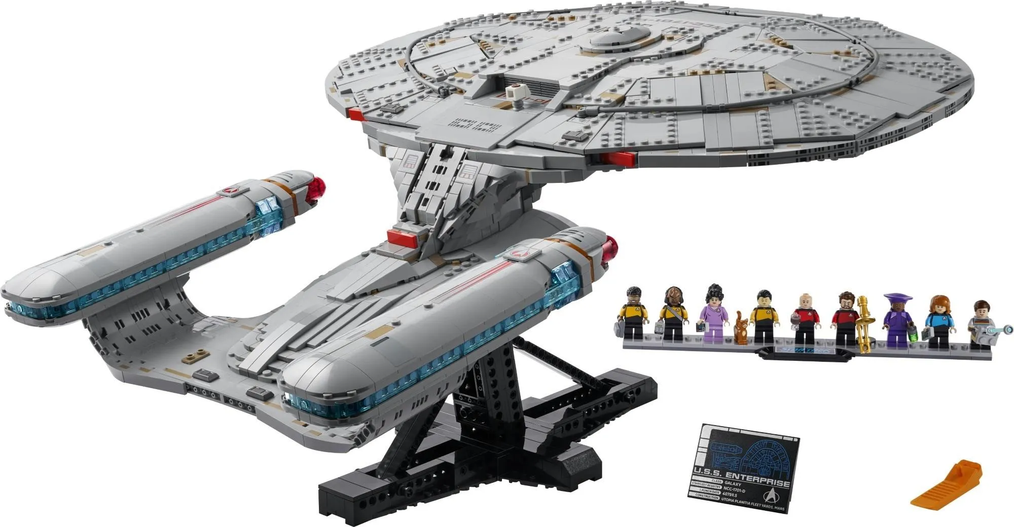 Конструктор LEGO ICONS 10356 Звёздный путь: U.S.S. Энтерпрайз NCC-1701-D