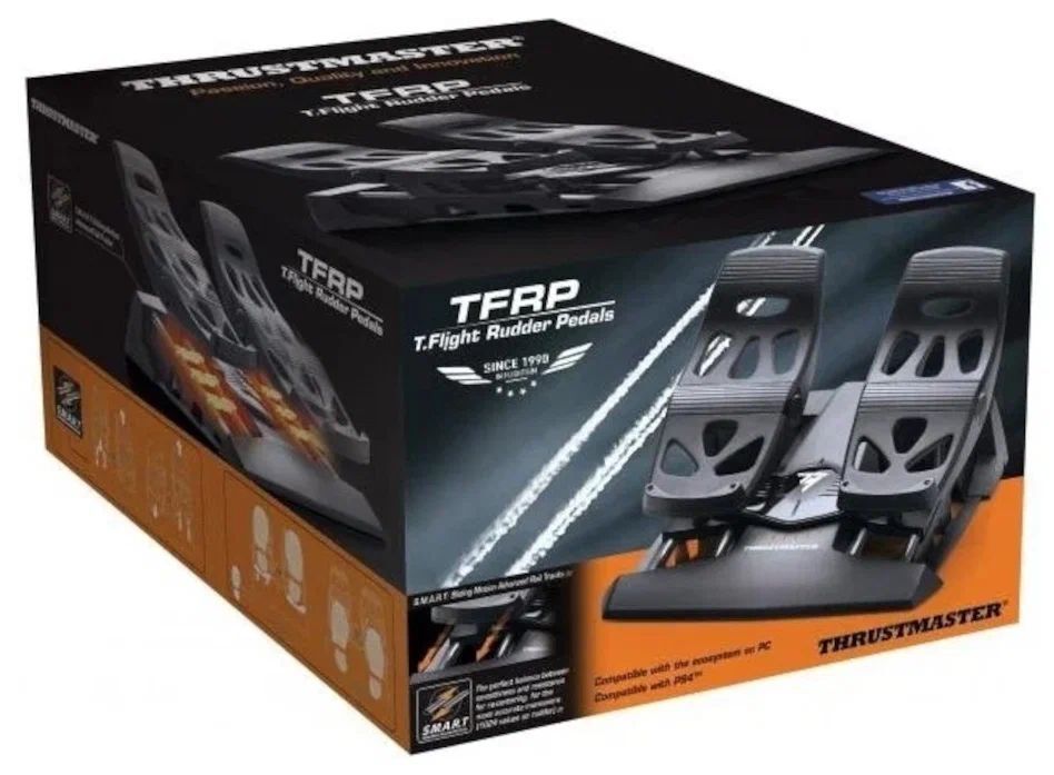 Комплект Thrustmaster TFRP Rudder, черный