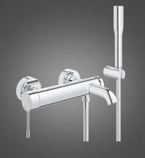 Двухотверстный смеситель для душа Grohe Essence 33628001 хром
