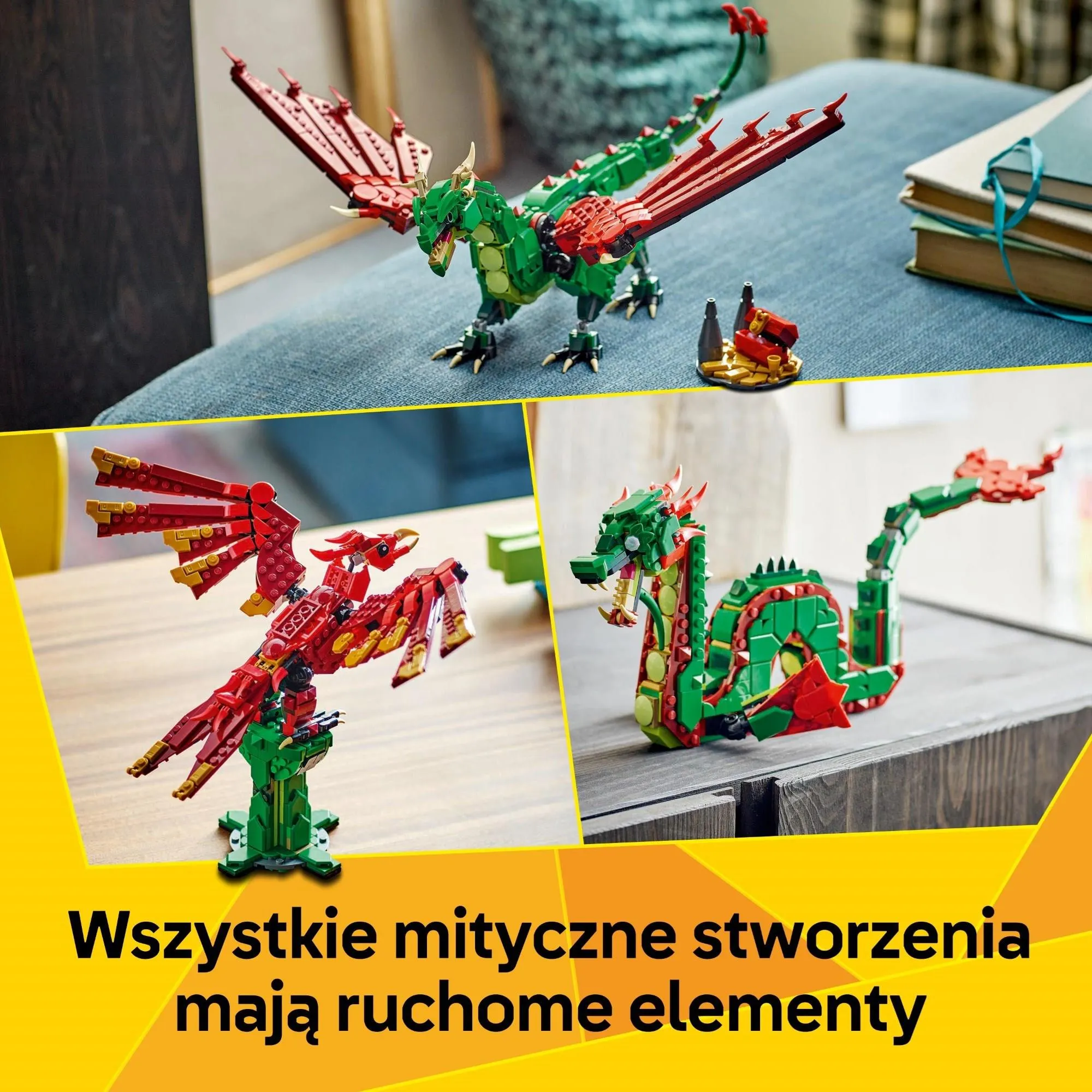 Конструктор LEGO Creator 3 в 1 31161 Средневековый дракон