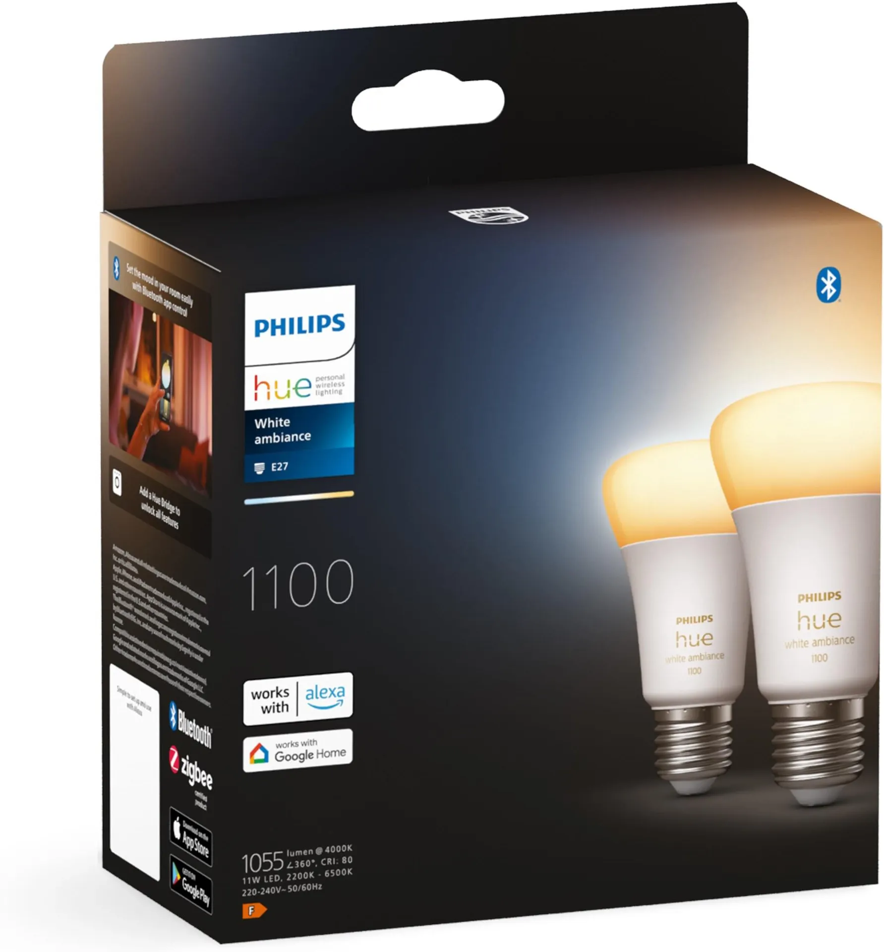 Лампочка PHILIPS HUE White ambiance E27 929002468404