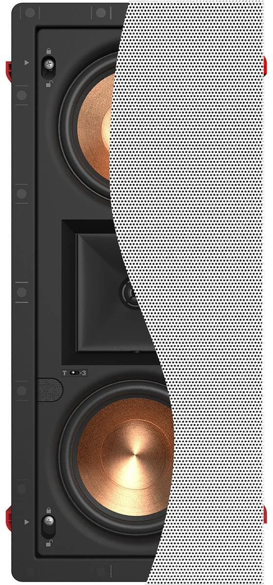 Встраиваемая настенная акустика Klipsch Reference PRO-25-RW-LCR чёрный