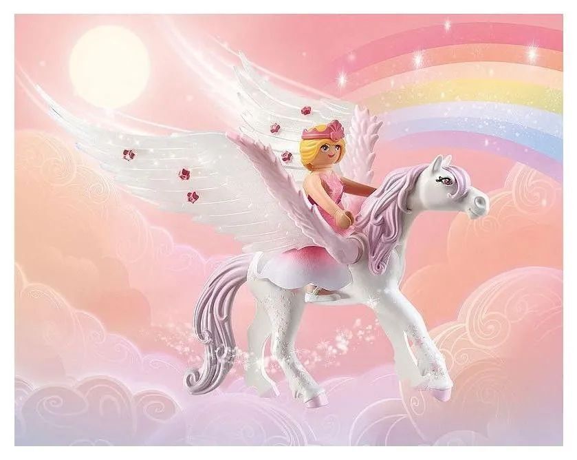 Игровой набор Playmobil 71359 Небесный радужный замок