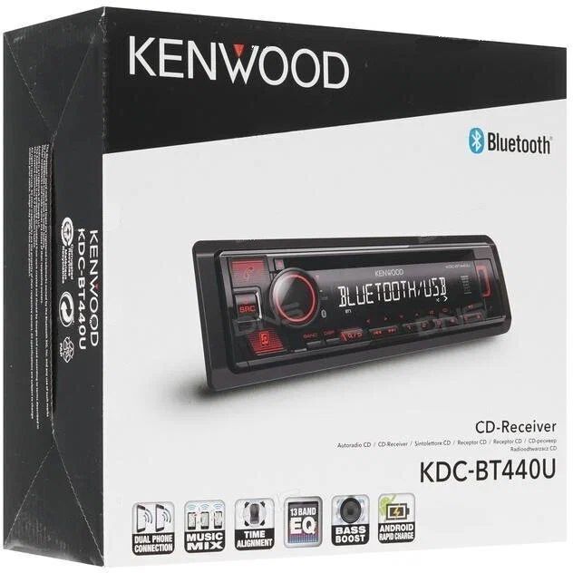 Автомобильный CD/USB ресивер Kenwood KDC-BT440U