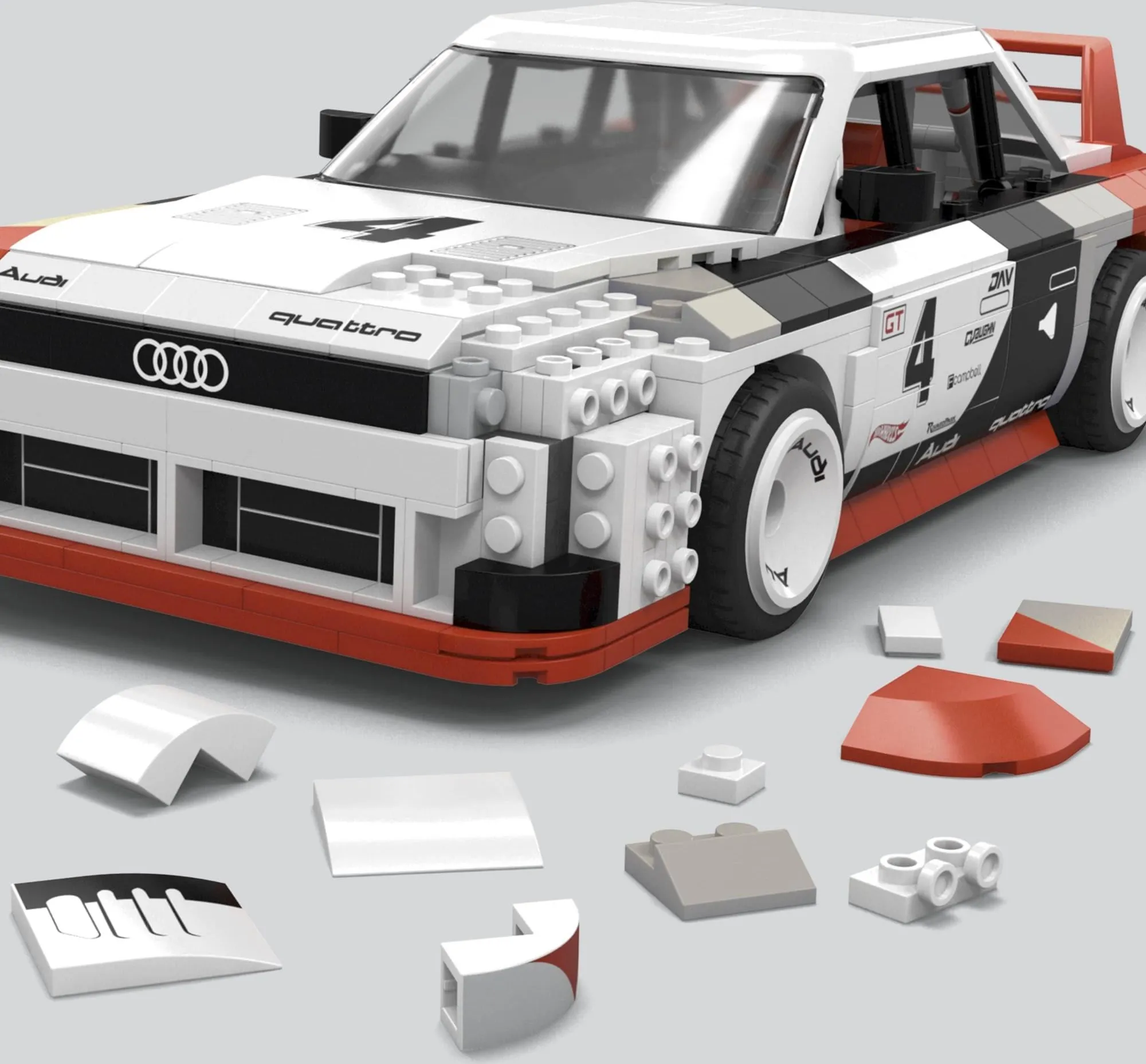 Hot Wheels Audi 90 Quattro IMSA GTO коллекционный набор блоков (HRY20)