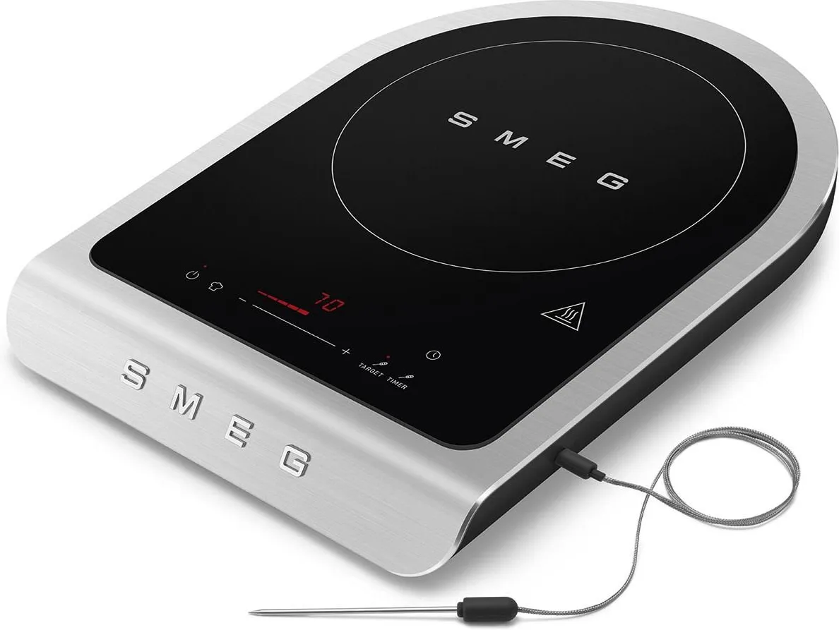Варочная панель индукционная Smeg PIC01, матовый черный