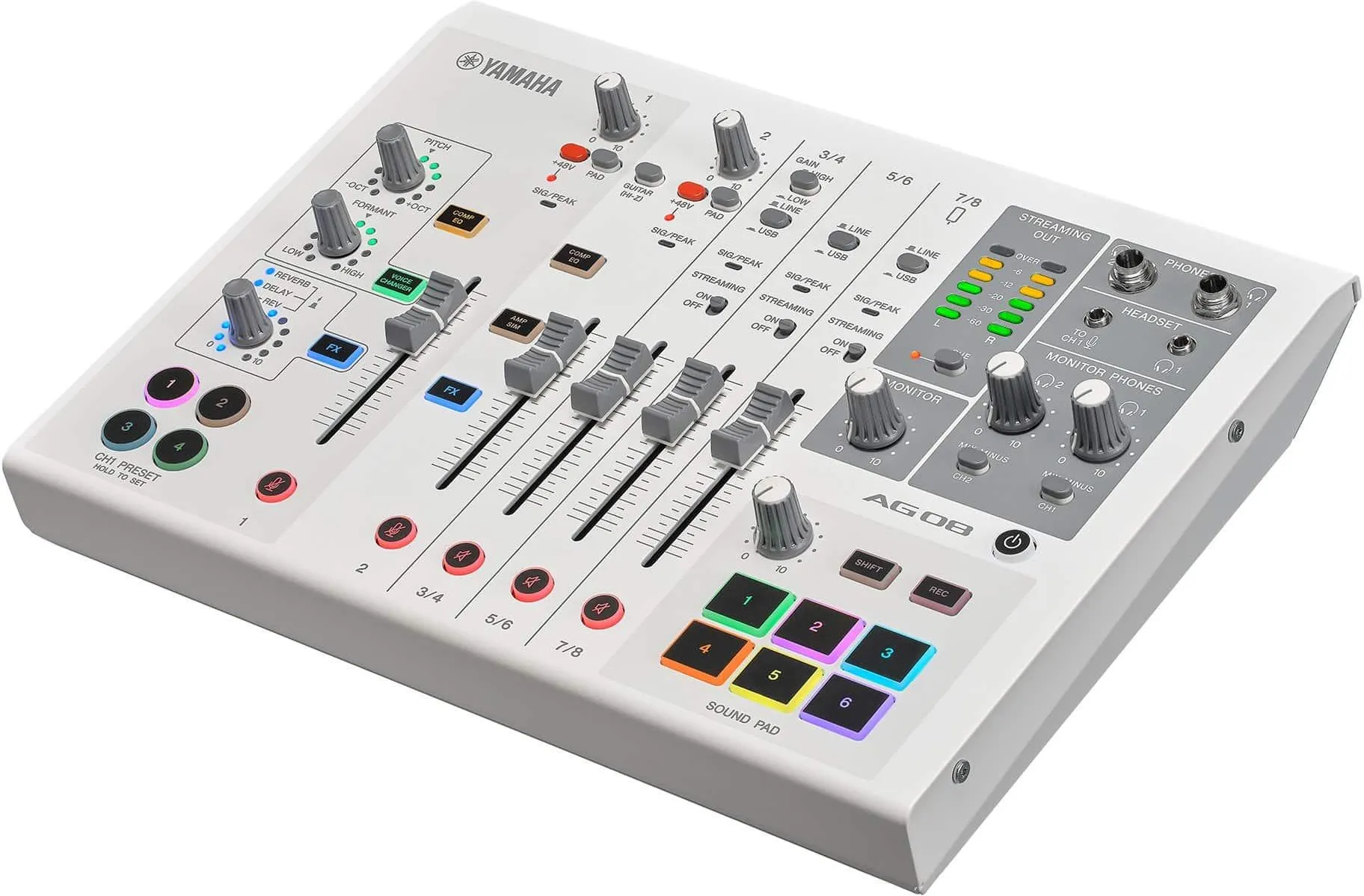 Цифровой микшерный пульт Yamaha AG08 White
