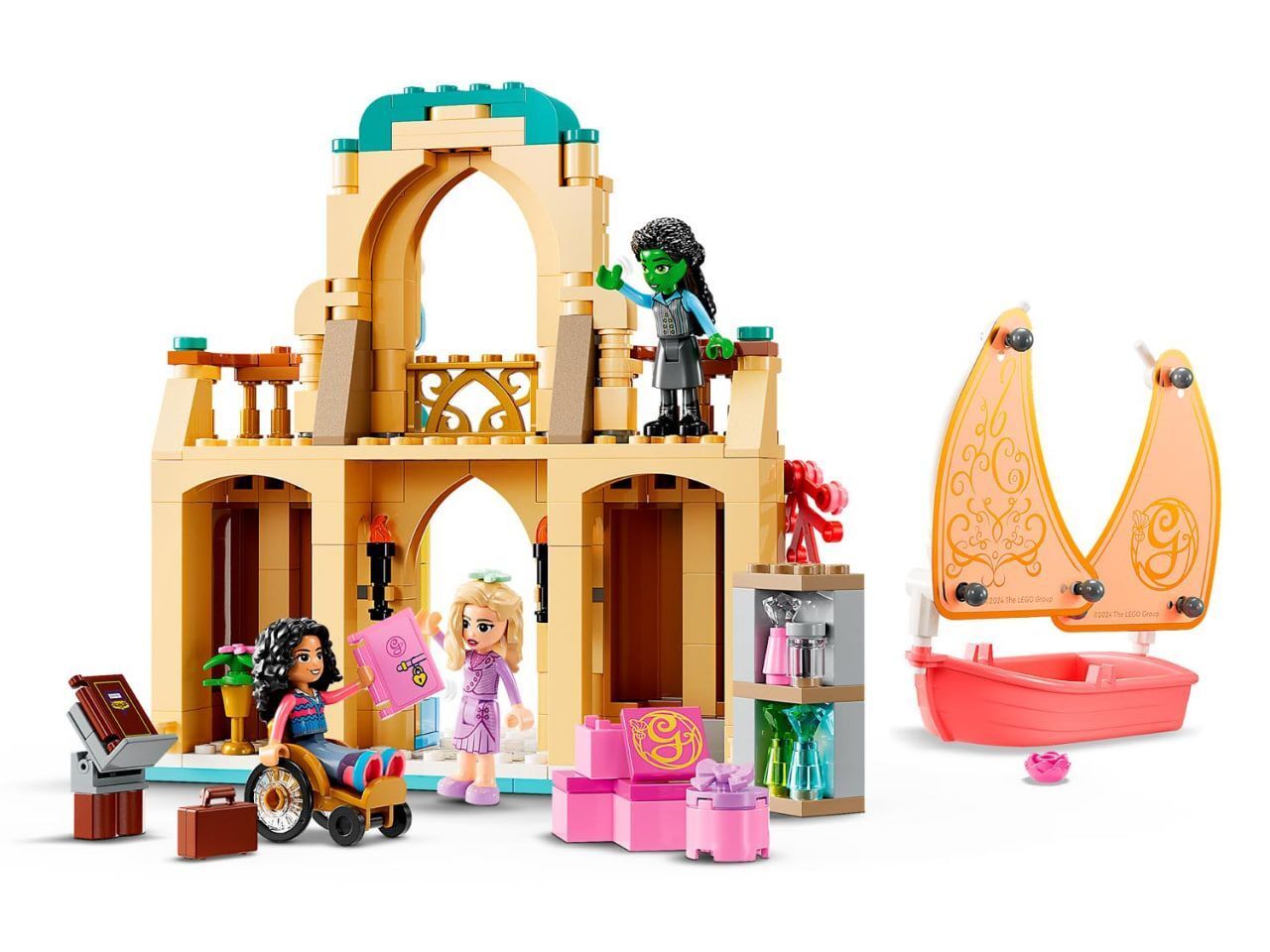 LEGO Wicked 75681 Глинда, Эльфаба и Несса Роуз в университете Шиз