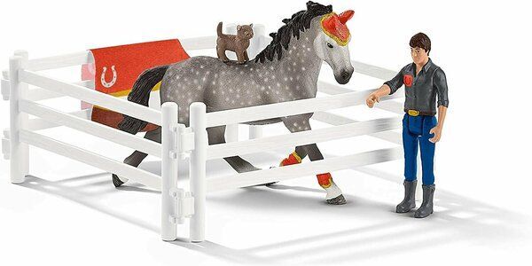 Игровой набор Schleich Набор Мии для вольтижировки 42443