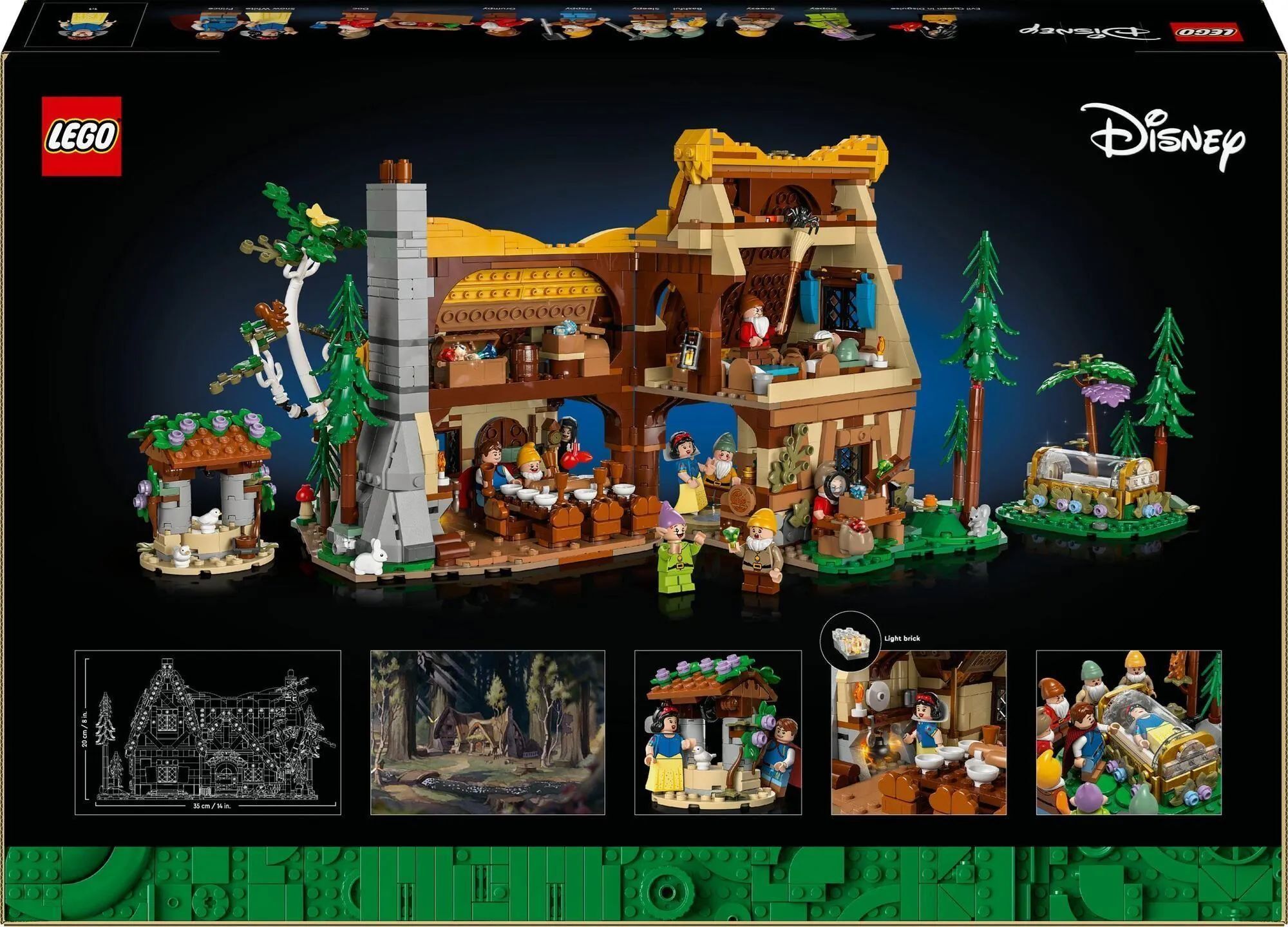 Конструктор LEGO Disney 43242 Белоснежка и Хижина семи гномов