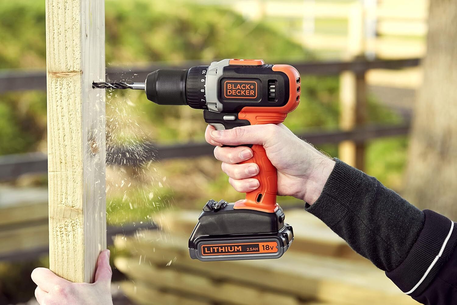 Дрель-шуруповёрт аккумуляторный Black&Decker BCD002ME2K-QW 1*1.5 Ah 18 V с ЗУ