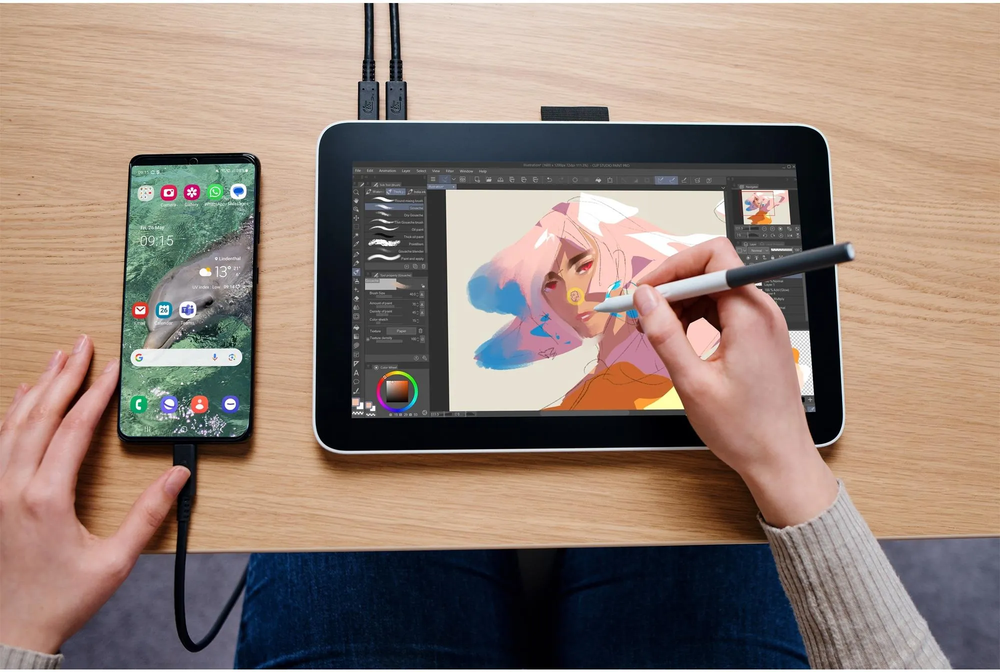 Графический планшет Wacom One 12