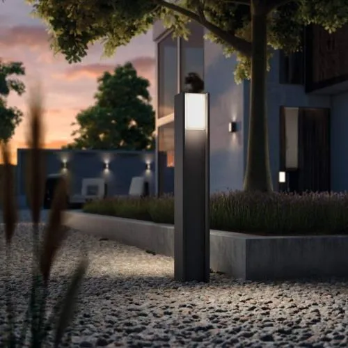 Уличный светильник-столб PHILIPS Hue White Turaco антрацит 1647493P0