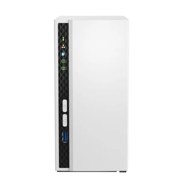 Сетевое хранилище NAS Qnap TS-233 белый