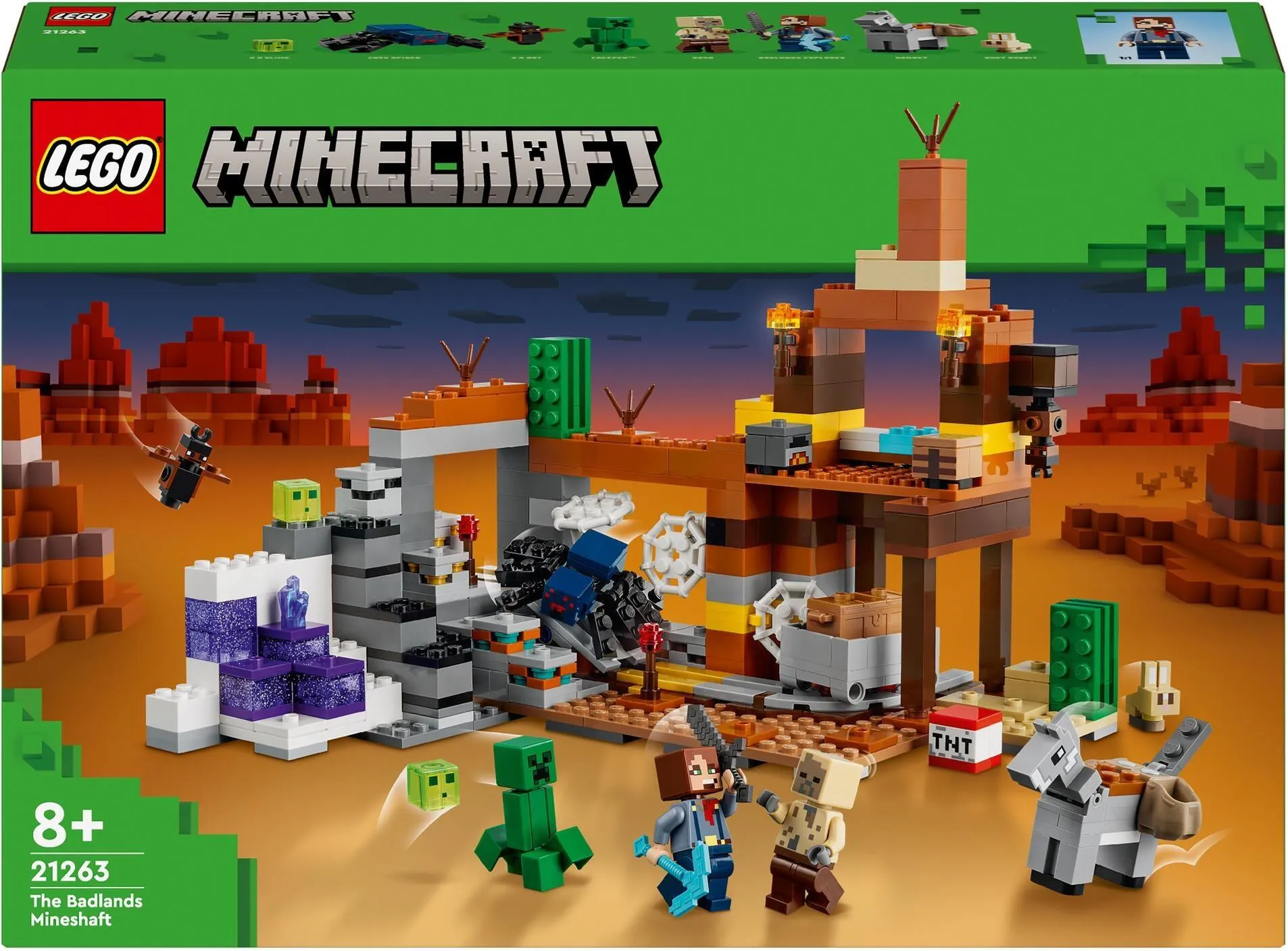 Конструктор LEGO Minecraft 21263 Шахта в бесплодных землях