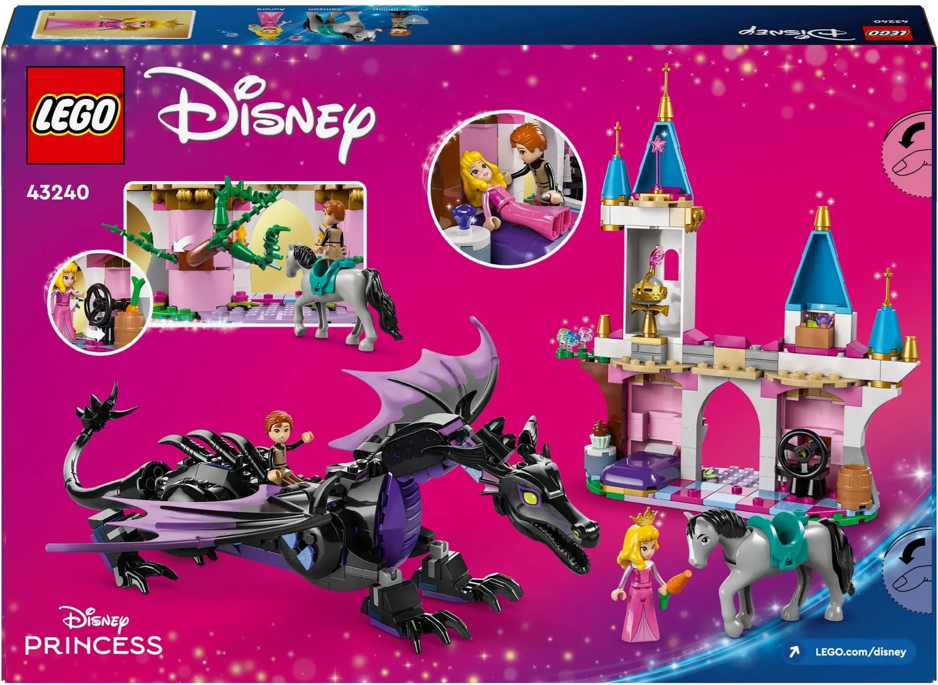 Конструктор LEGO Disney Princess 43240 Дьяболина в образе дракона