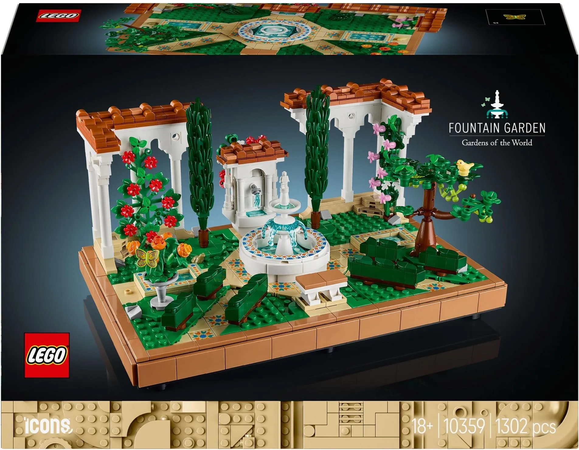 Конструктор LEGO Icons 10359 Фонтан в саду