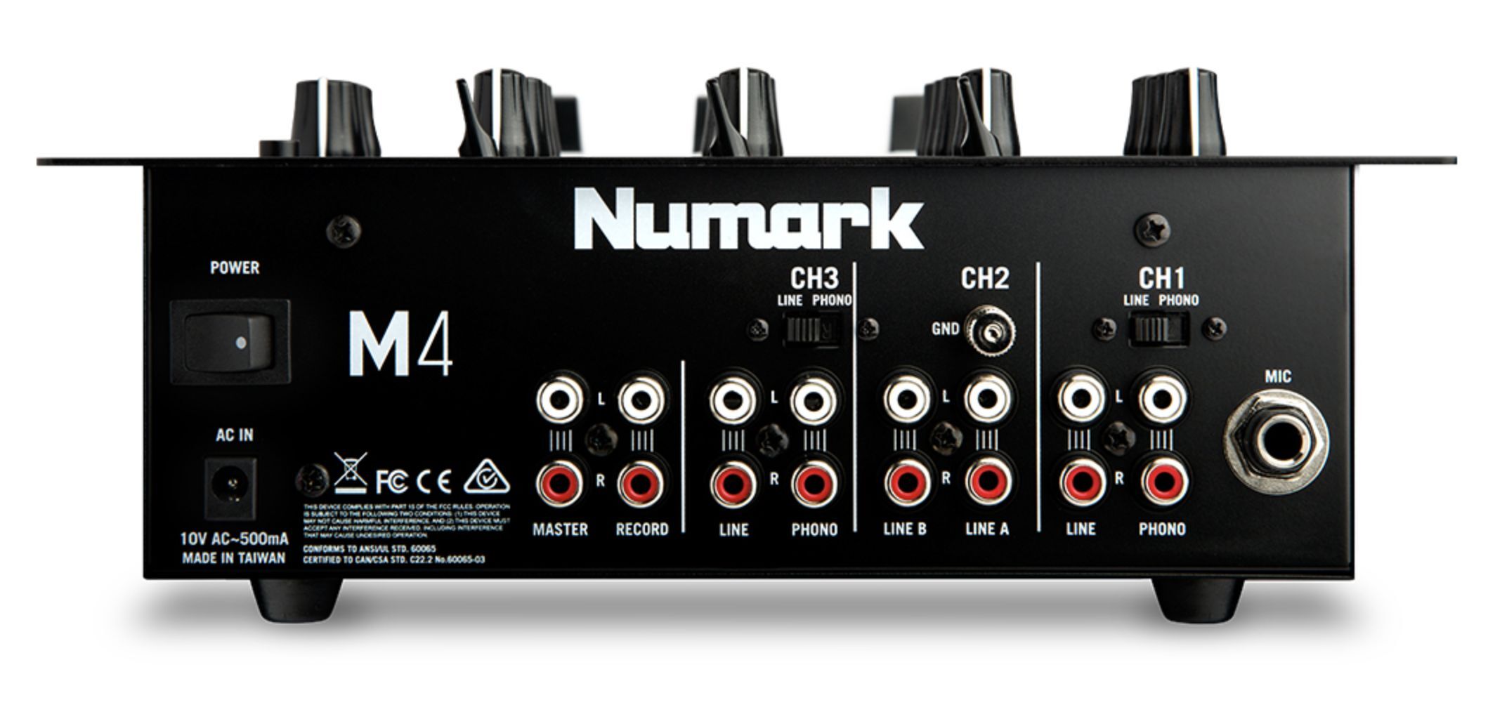 DJ микшерный пульт NUMARK M4, черный