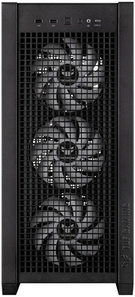 Компьютерный корпус Asus TUF Gaming GT302 Miditower Черный