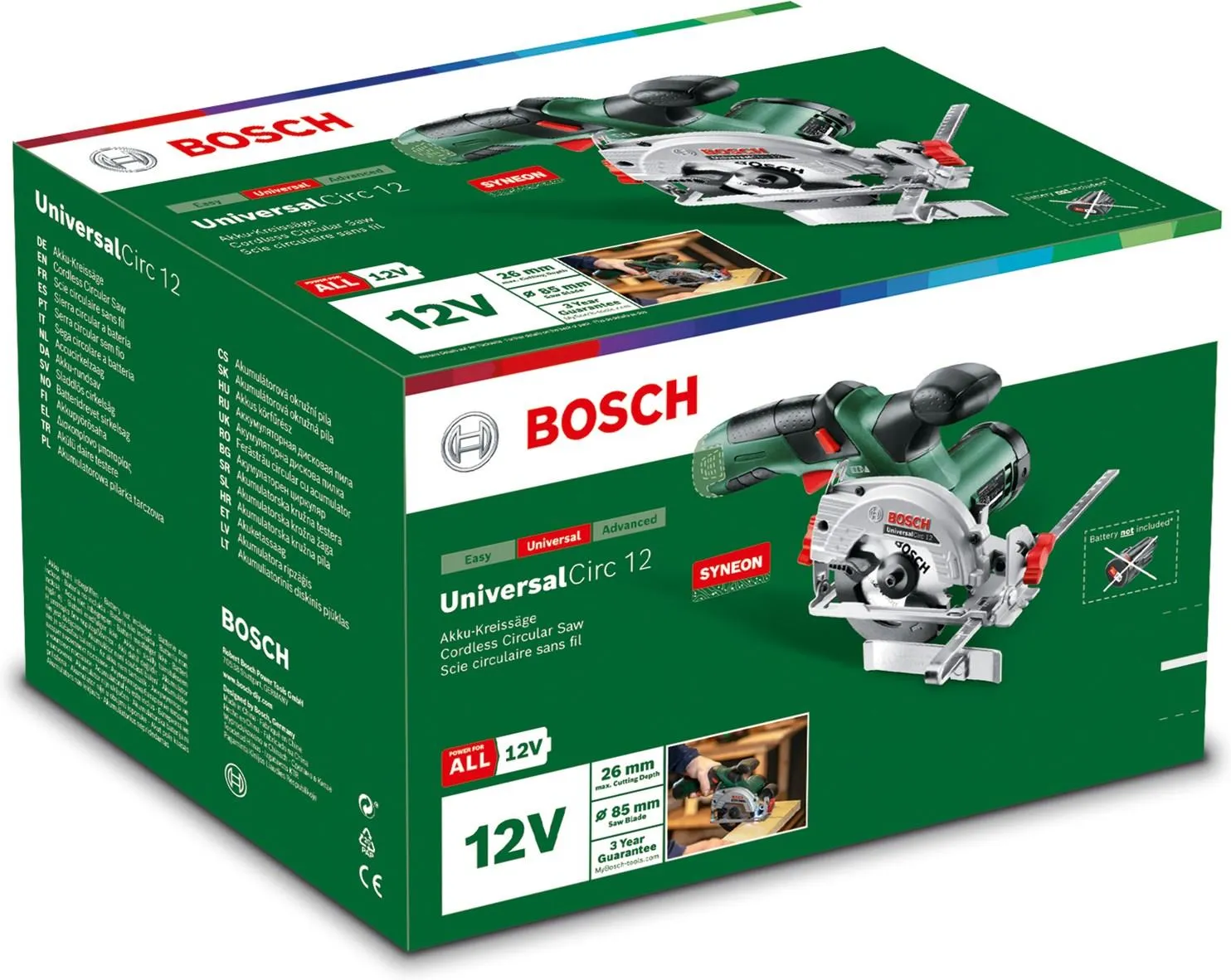 Дисковая пила Bosch UniversalCirc 12 06033C7003