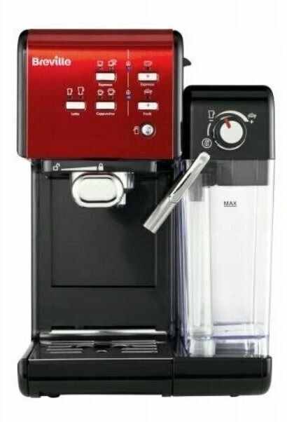 Кофемашина Breville Prima Latte II , красная / VCF109X4