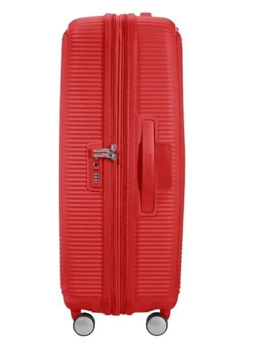 American Tourister Soundbox - Spinner S 55 см, 35,5/41 л, Rot (кораллово-красный)