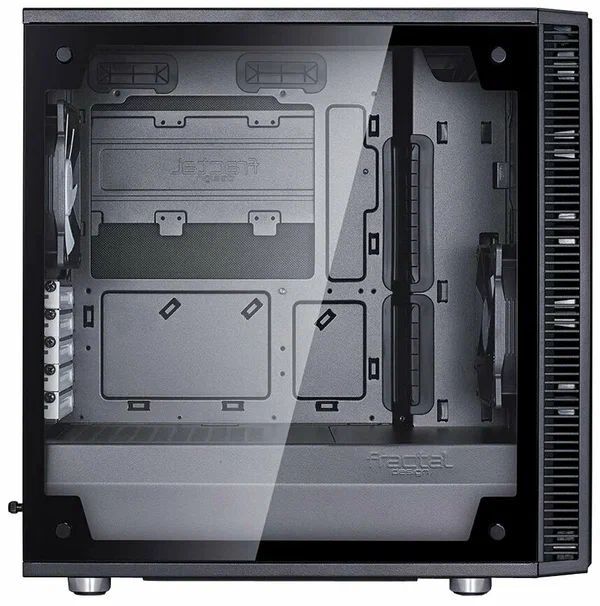 Компьютерный корпус Fractal Design Define Mini C TG черный (FD-C-DEFMINI-CBKTG)