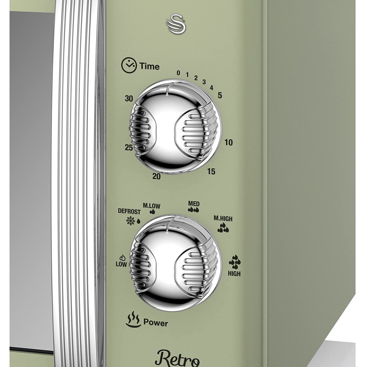 SWAN RETRO GREEN микроволновая печь 20 Л 800 Вт