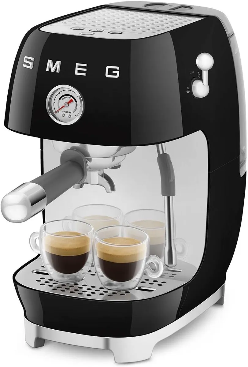 Кофемашина Smeg ECF03, черная