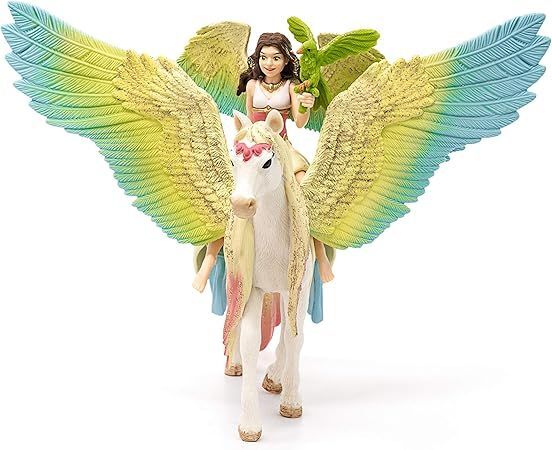 Фигурка Schleich Фея Сера с блестящим Пегасом 70566