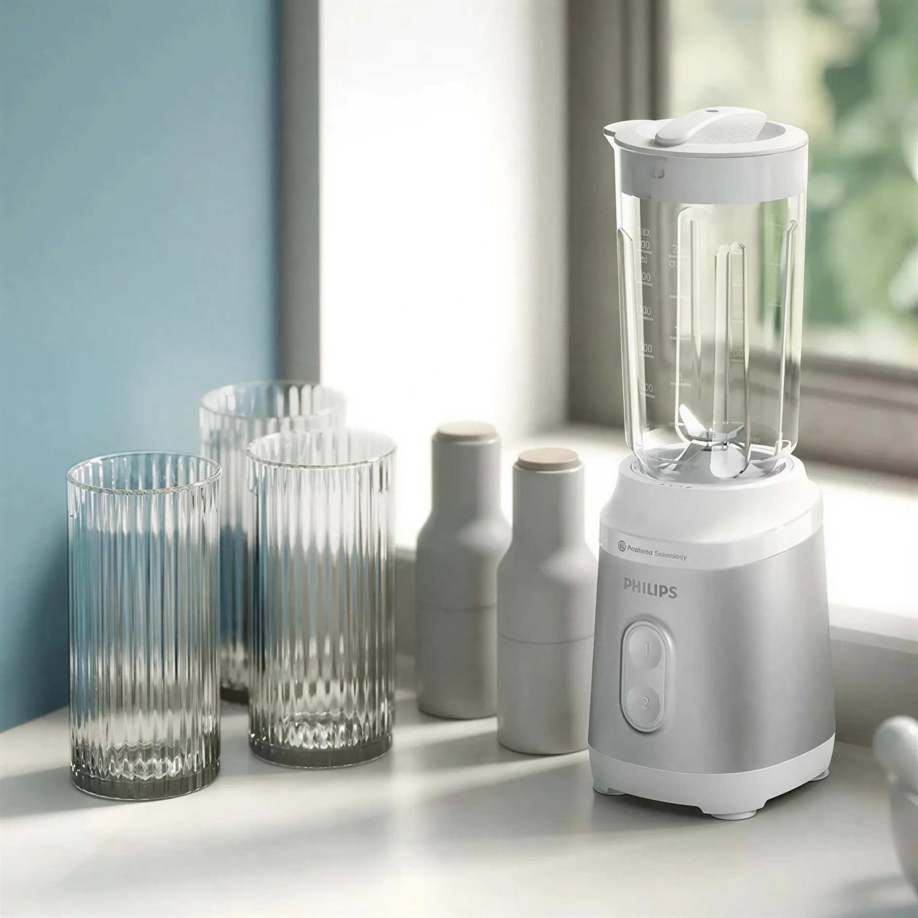Стационарный блендер Philips Series 3000 Mini HR2510/90