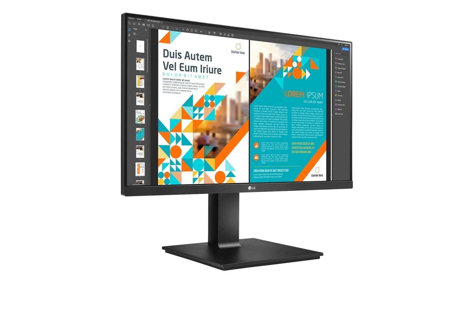 23.8" Монитор LG 24QP550-B, 2560x1440, 75 Гц, IPS, черный