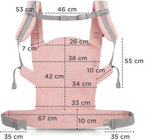 Рюкзак переноска Kinderkraft Nino Pink