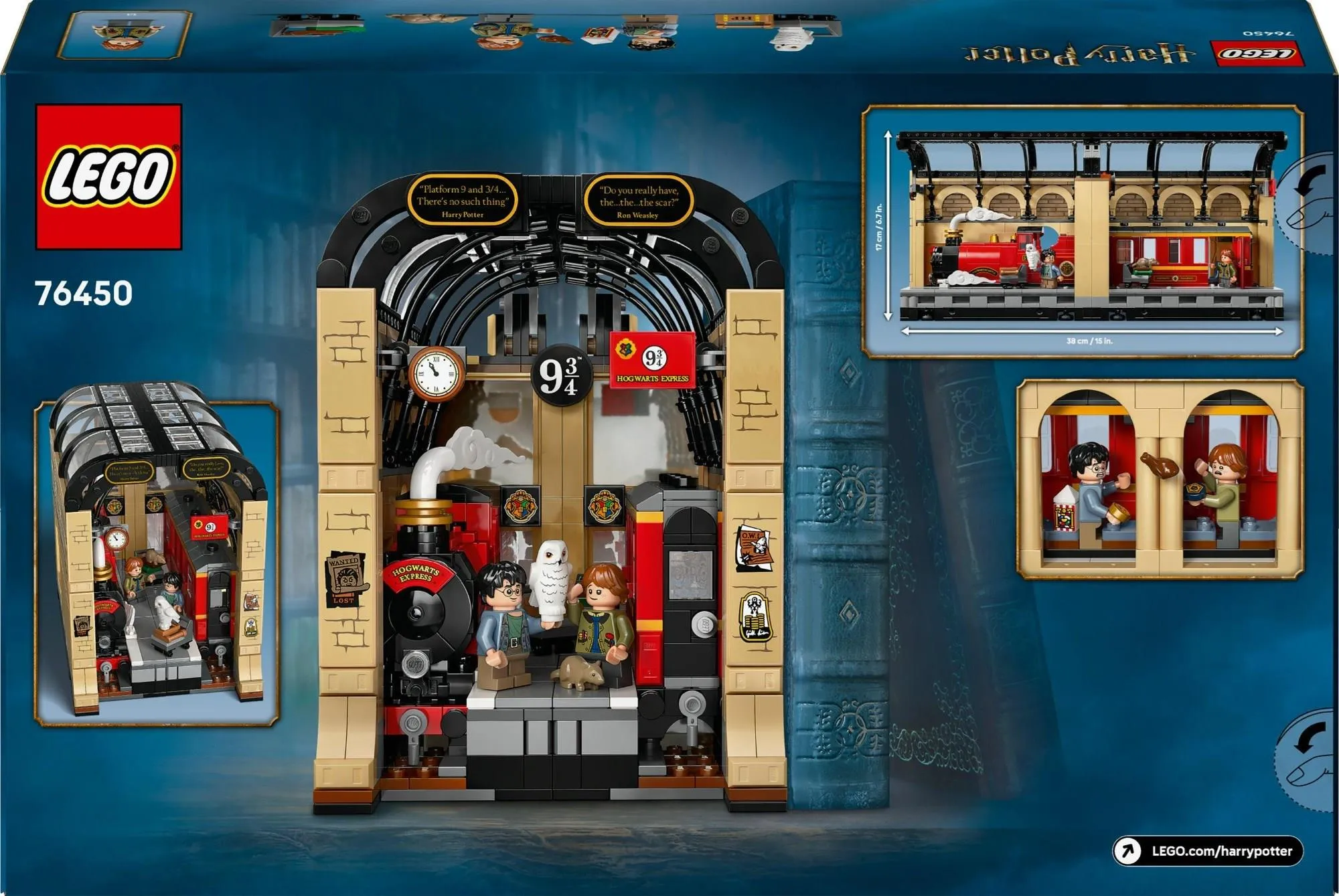 Конструктор LEGO Harry Potter 76450 Книжный уголок: Путешествие по Хогвартсу