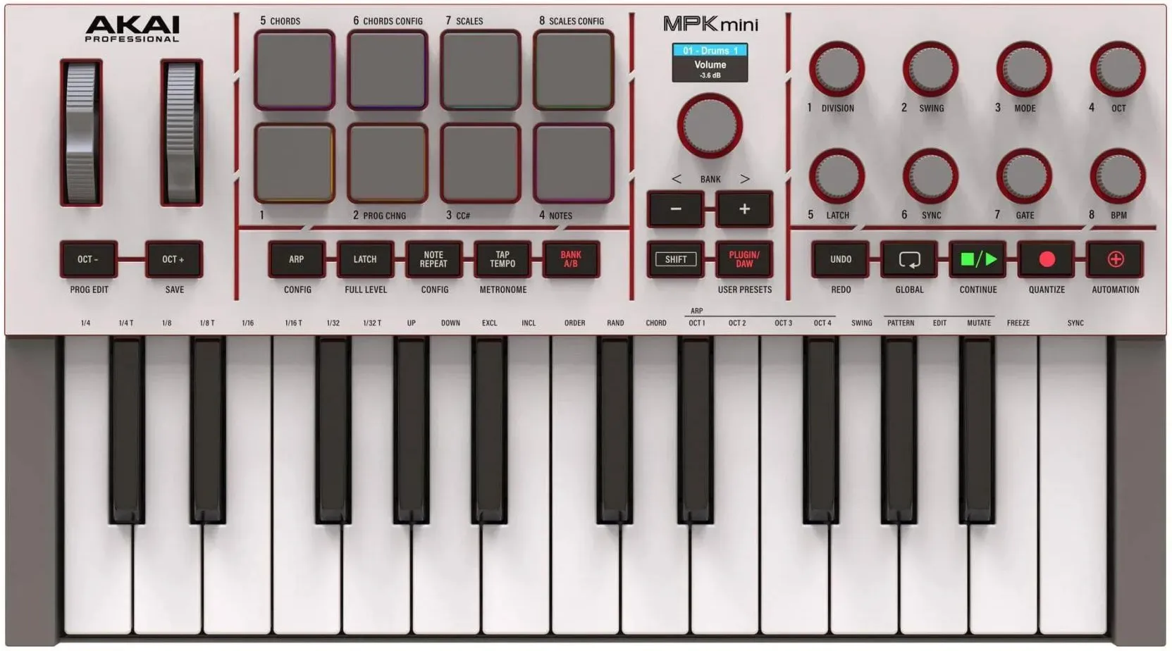 MIDI-клавиатура Akai Professional MPK Mini IV Gray