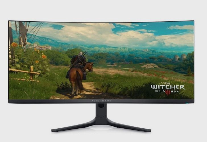 34" Монитор Alienware AW3423DWF, 3440x1440, 165 Гц, OLED, чёрный