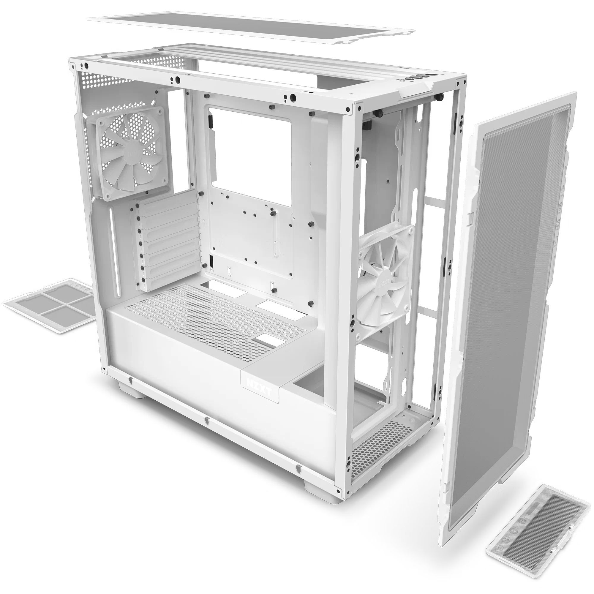 Корпус NZXT H7 Flow Matte White/Matte Black CM-H71FG-01