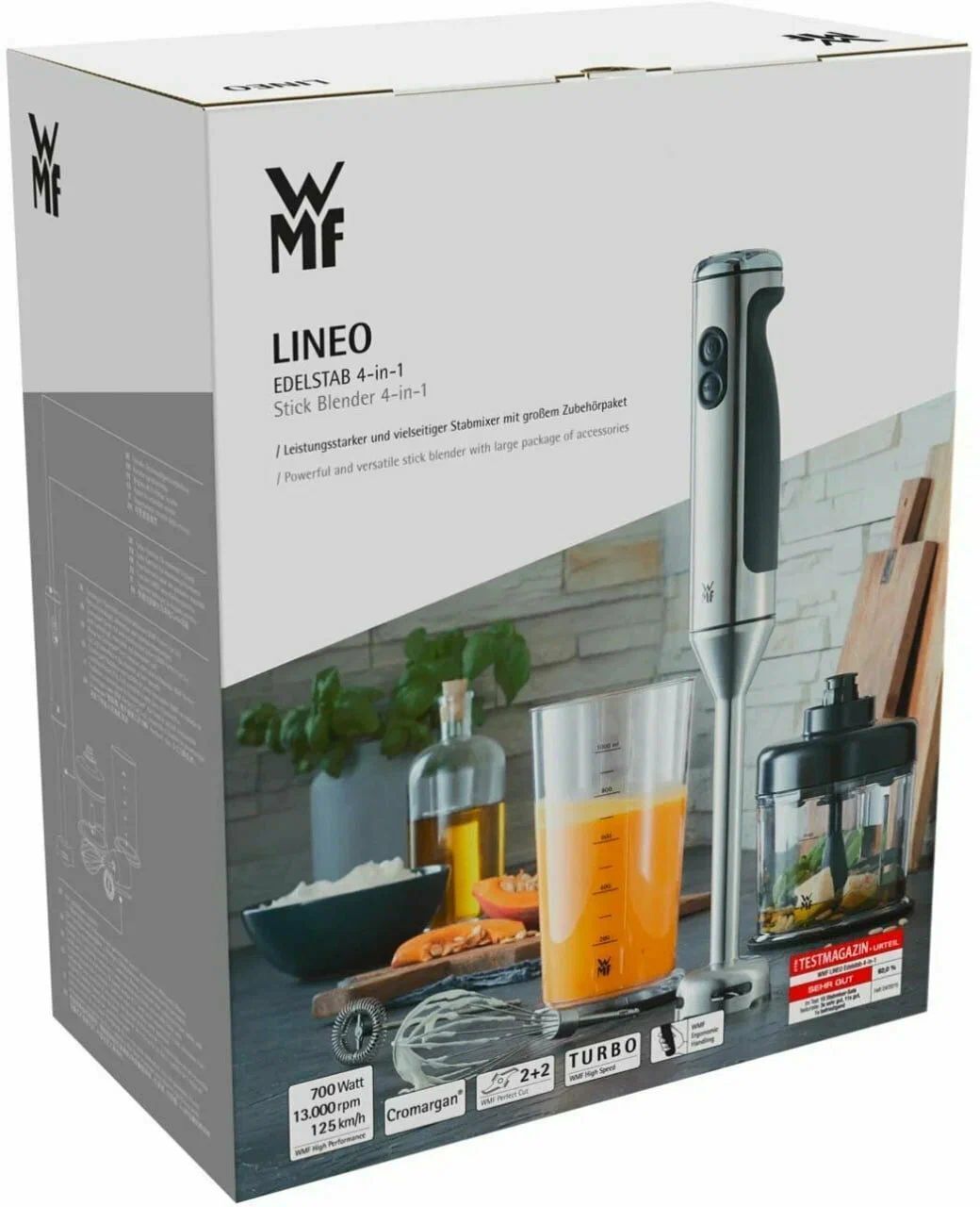 Портативный блендер погружной WMF Lineo Stick set 4-in-1