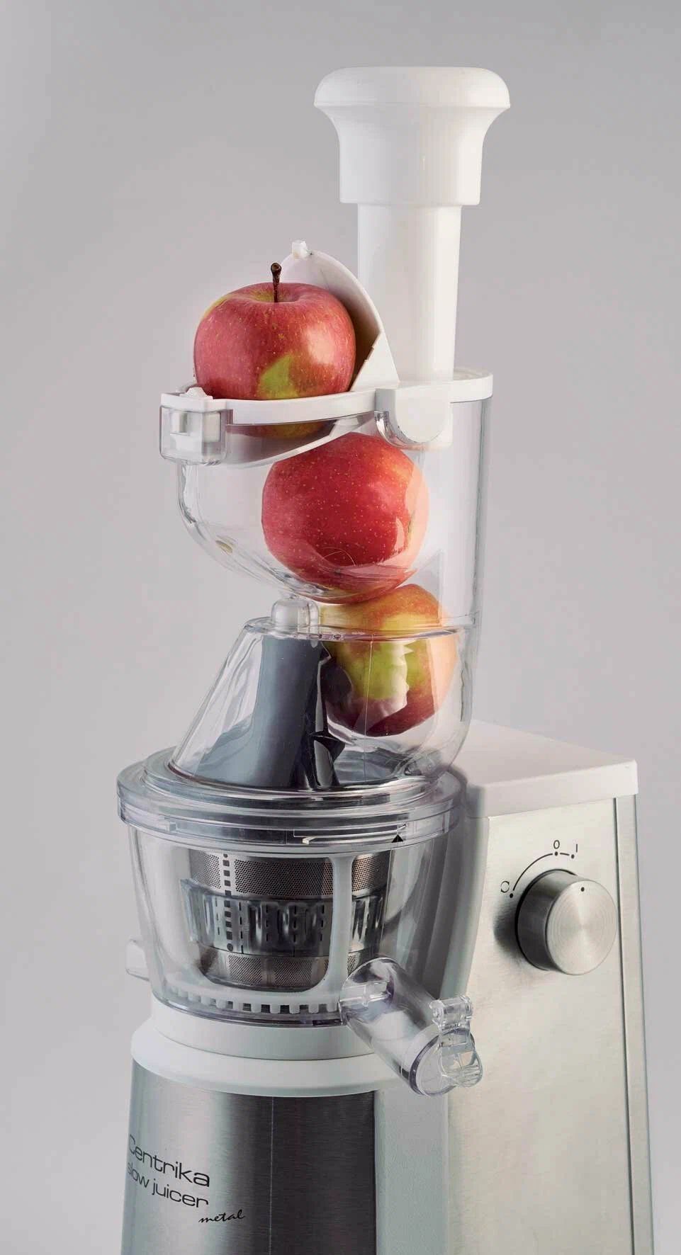 Шнековая соковыжималка Ariete 177 Centrika Slow Juicer, серебристый