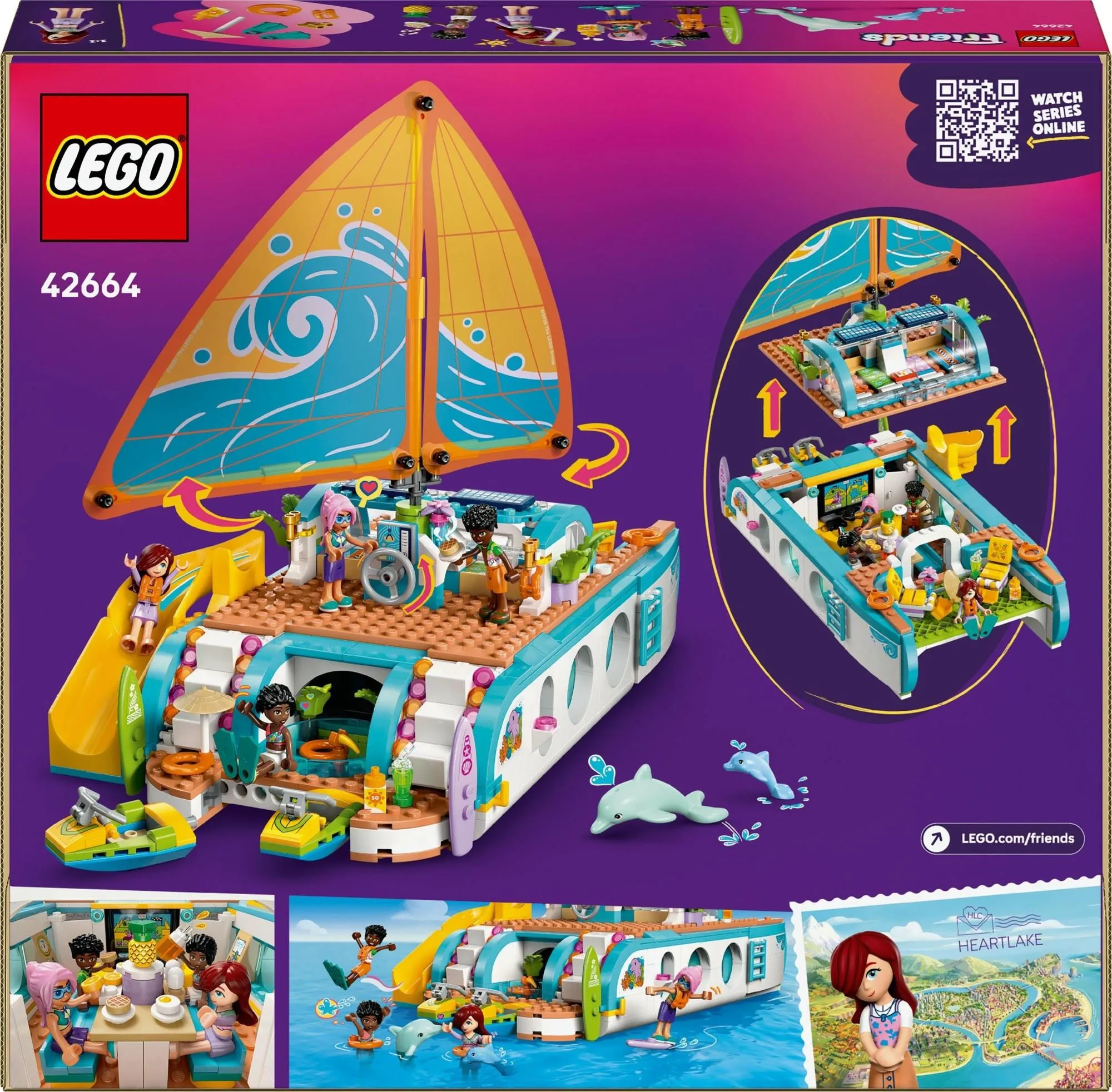 LEGO Friends 42664 Приключение на лодке