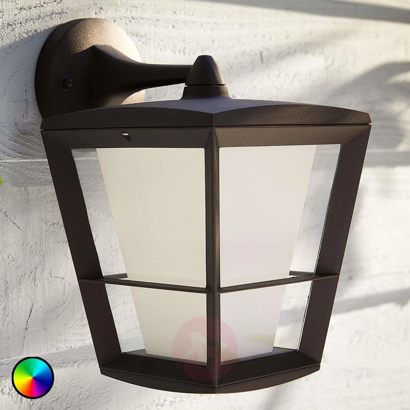 Уличный настенный светильник PHILIPS Hue White & Color Ambiance Econic черный 1744030P7