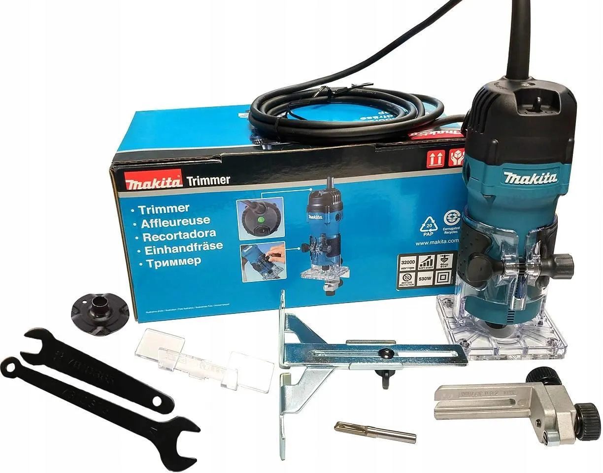 Кромочный фрезер Makita 3711 530 Вт