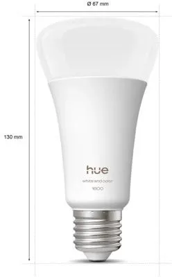 Лампочка PHILIPS HUE White And Colour Ambiance A60 E27 1600 8720169364226
