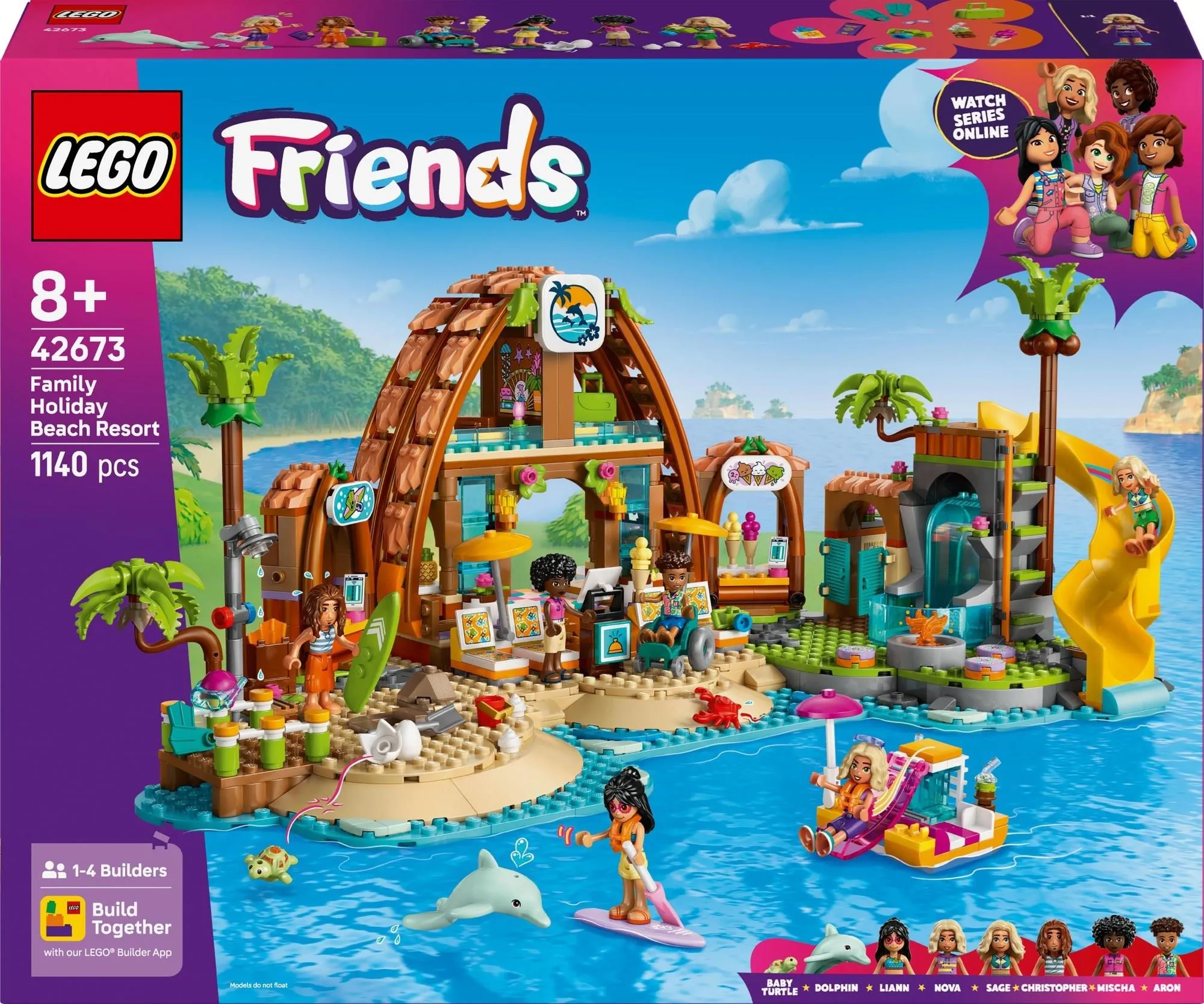 Конструктор LEGO Friends 42673 Семейный пляжный отдых