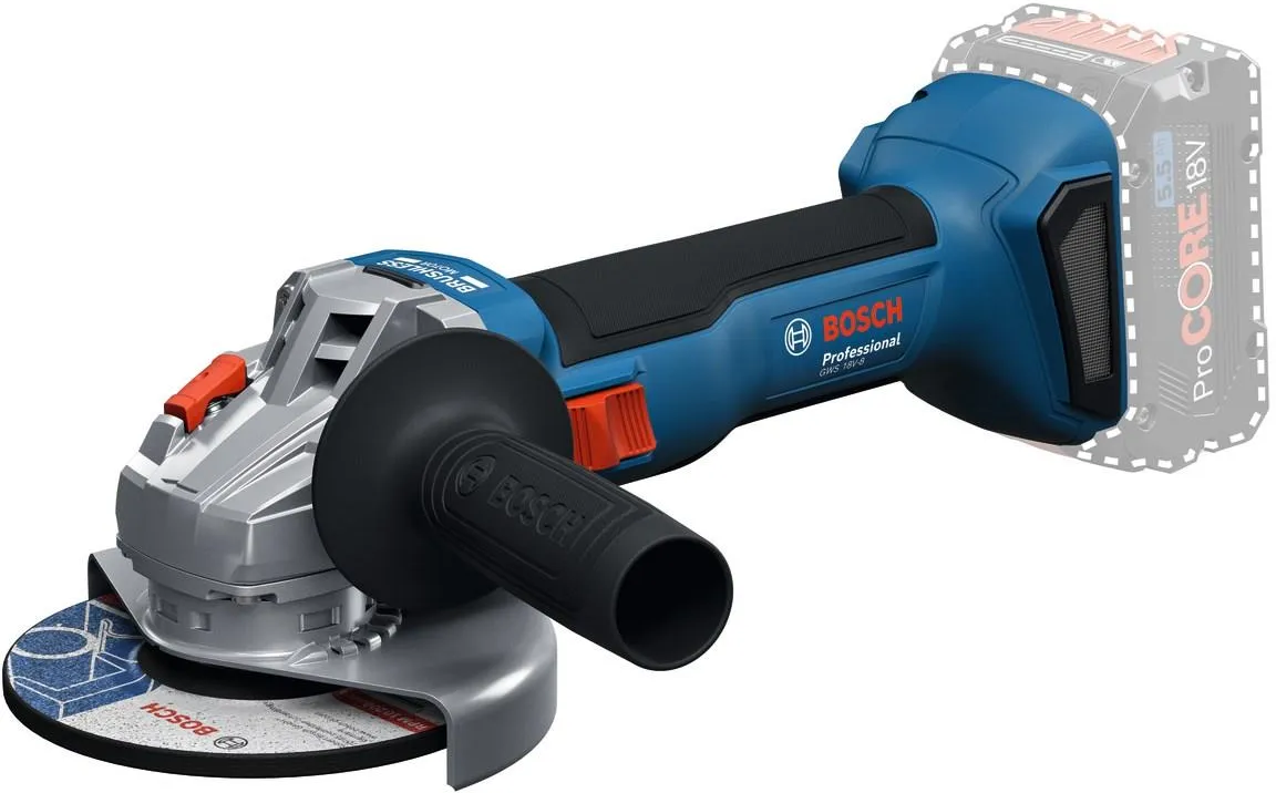 Аккумуляторная угловая шлифовальная машина Bosch GWS 18V-8 Professional 06019N9020