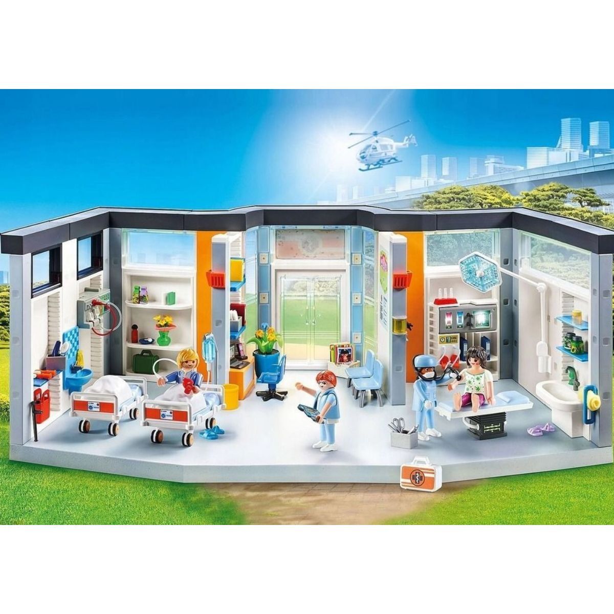 Playmobil City Life 70191 Больничное крыло с мебелью, 297 дет.