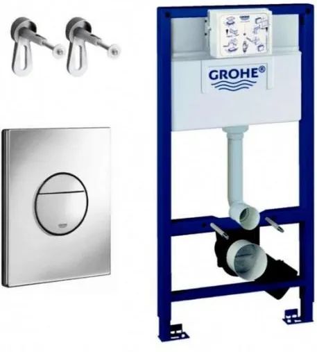 Скрытая рама для настенного монтажа унитаза Grohe Rapid SL 3в1 3886000