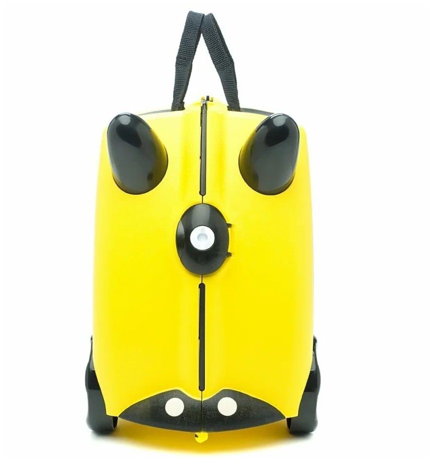 Чемодан-каталка trunki, ручная кладь, 46х31х21 см, 18 л, 1.7 кг, Пчелка Бернард
