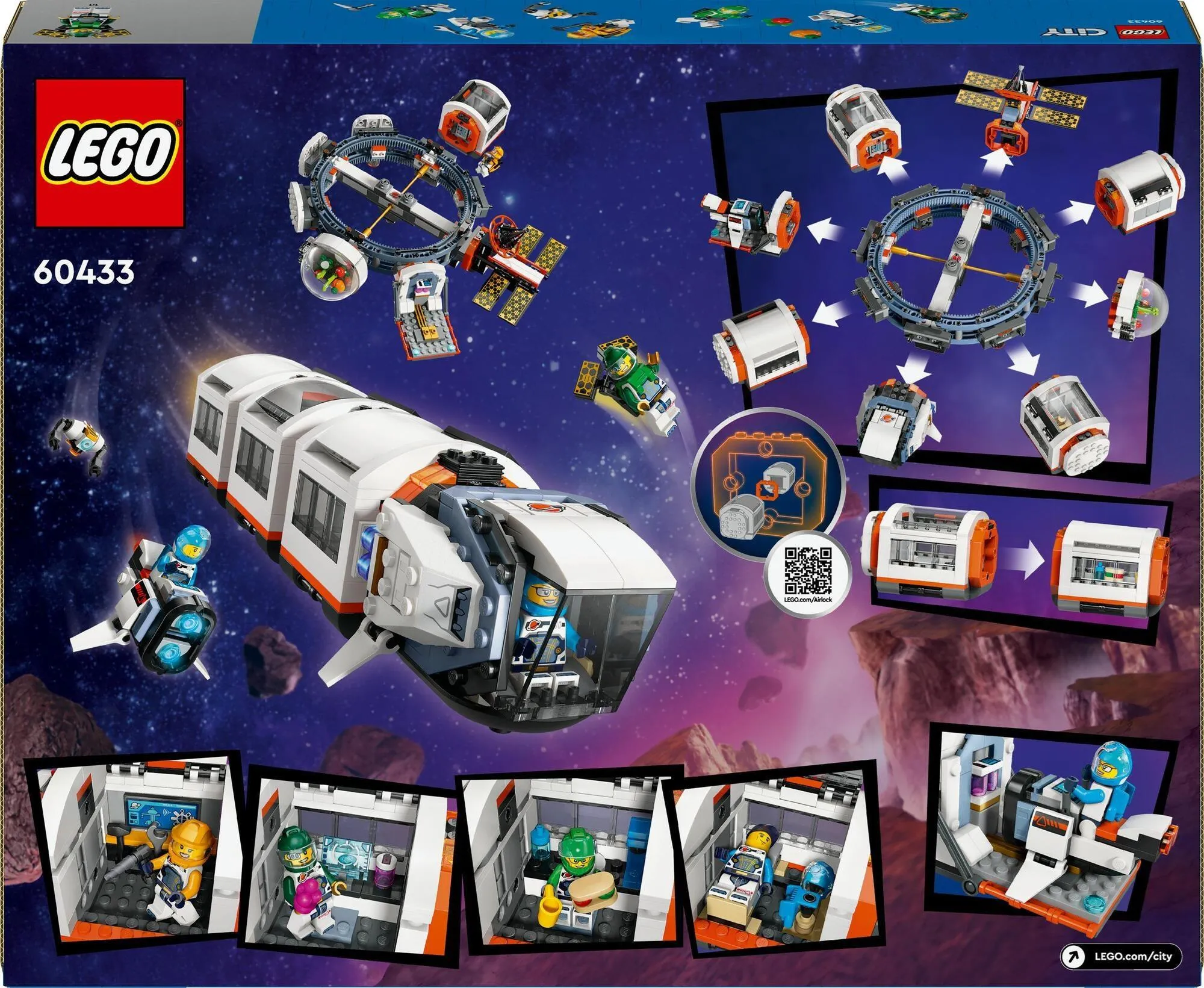 LEGO City 60433 Модульная космическая станция
