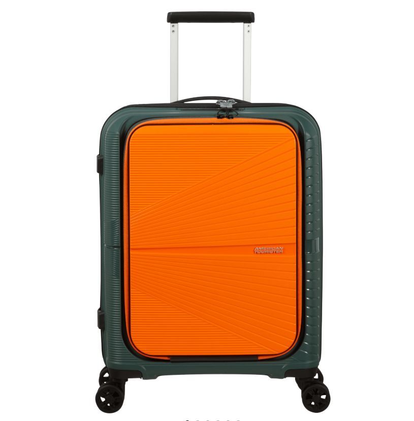 American Tourister Airconic Чемодан 55 см зеленый/оранжевый
